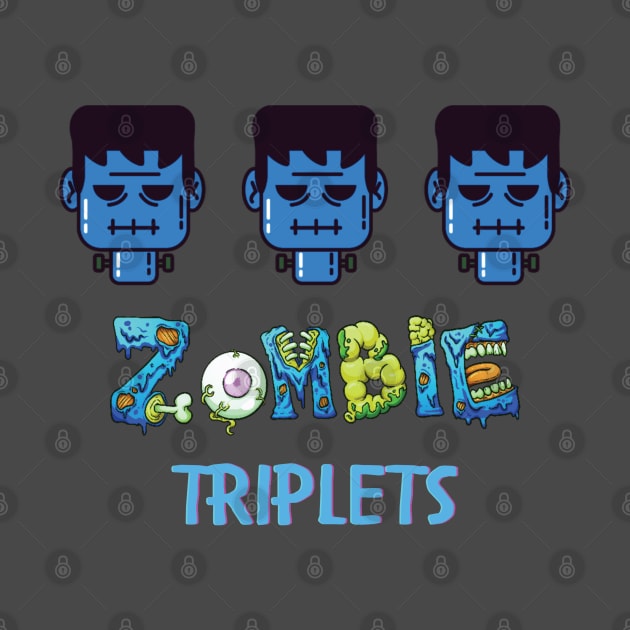 Zombie Triplets T-shirt by PetraKDesigns