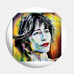 Face of Sophie Marceau Pin