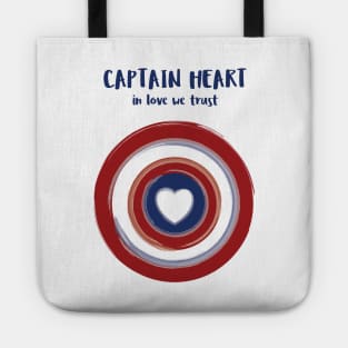 Captain heart - in love we trust Tote