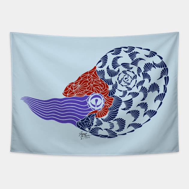 Nautilus Tapestry by fakelarry