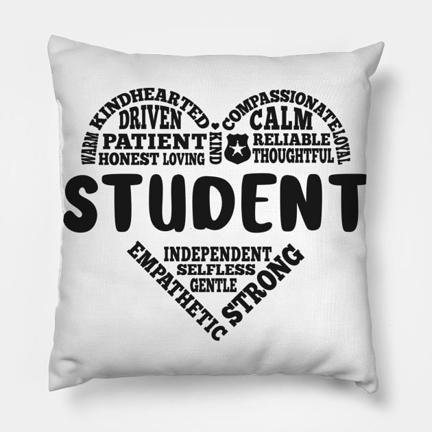 Student love Pillow by SerenityByAlex