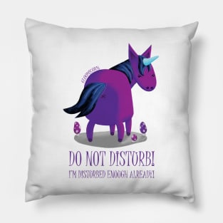 Gloomicorn - Do Not Disturb! Pillow