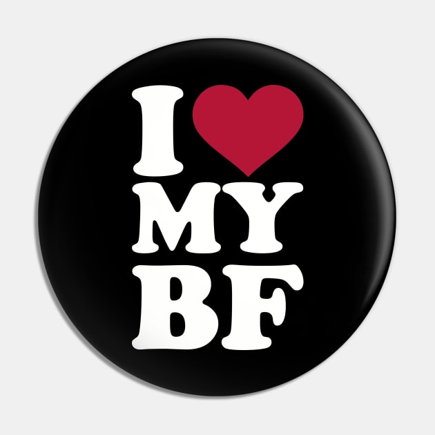 I love my boyfriend Pin by Designzz