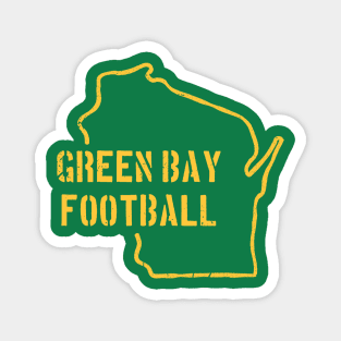 vintage green bay Magnet