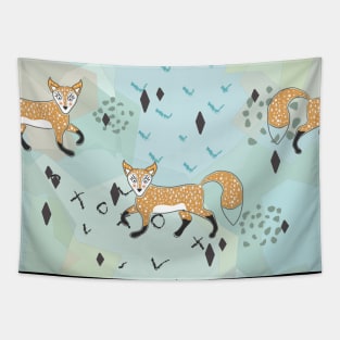 Foxes Tapestry