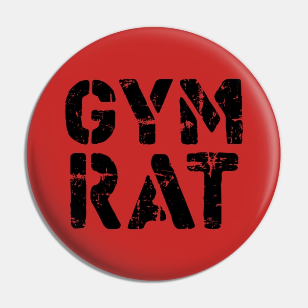 Gym Rat Pin by LefTEE Designs