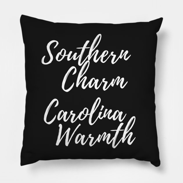 Southern Charm Carolina Warmth Pillow by carolinafound