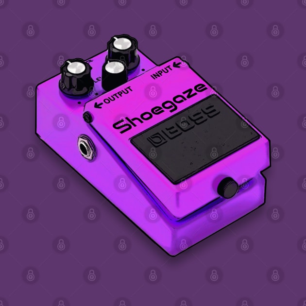 Shoegaze Guitar Effects Pedal /// Guitarist Design by DankFutura