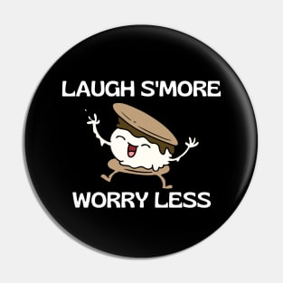 Laugh s’more worry less | Cute Smore Pun Pin