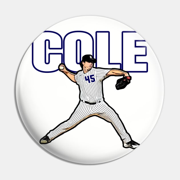 Yankees Cole 45 Pin by Gamers Gear