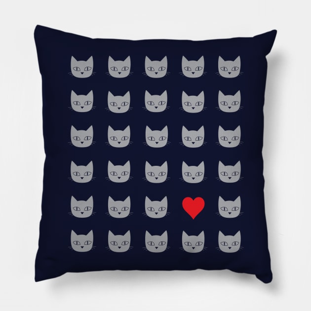 Love cats Pillow by TinkM