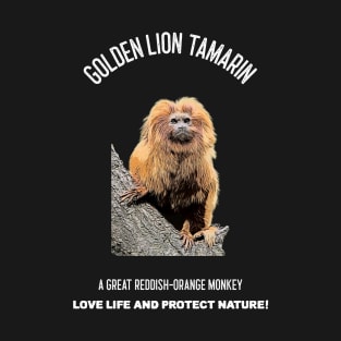 Golden Lion Tamarin Monkey T-Shirt