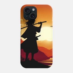 Samurai Silhouette #23 Phone Case