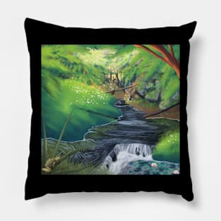 Forest Stream Pillow