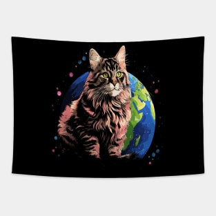 American Bobtail Earth Day Tapestry