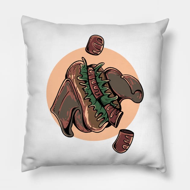 Hotdog Pillow by 995dsgn