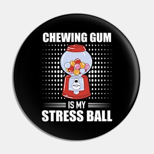 Chewing Gum Machine Funny Chewing Gum Stress Ball Pin