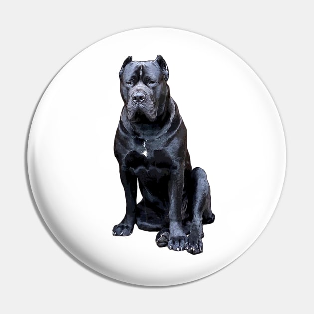 Cane Corso Impressie Guard Dog Pin by ElegantCat