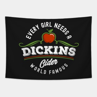 Dickins Cider World Famous For All Your Loved Ones Funny Tapestry