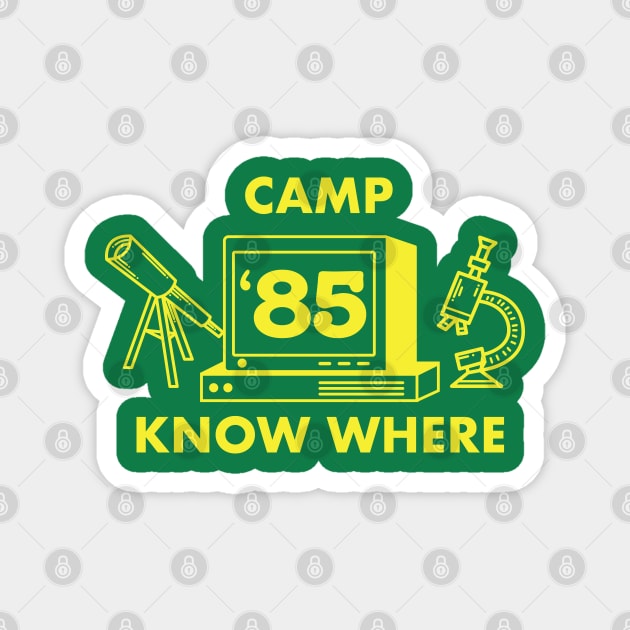 Camp Know Where Magnet by mynameissavage