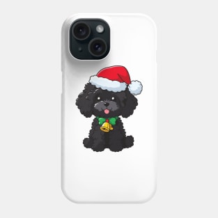 Black cavapoo xmas Phone Case