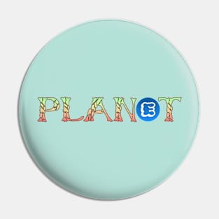 Plant for Our Planet | Celebrating Nature on Earth Day Pin
