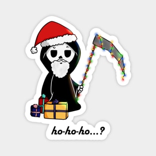 Happy Christmas Grim Reaper Magnet