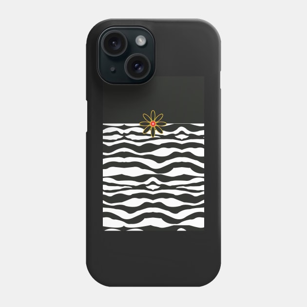 Katy Bag Black & White Zebra Phone Case by srwdesign