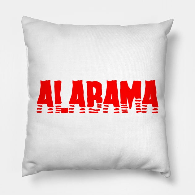 alabama Pillow by sarahnash