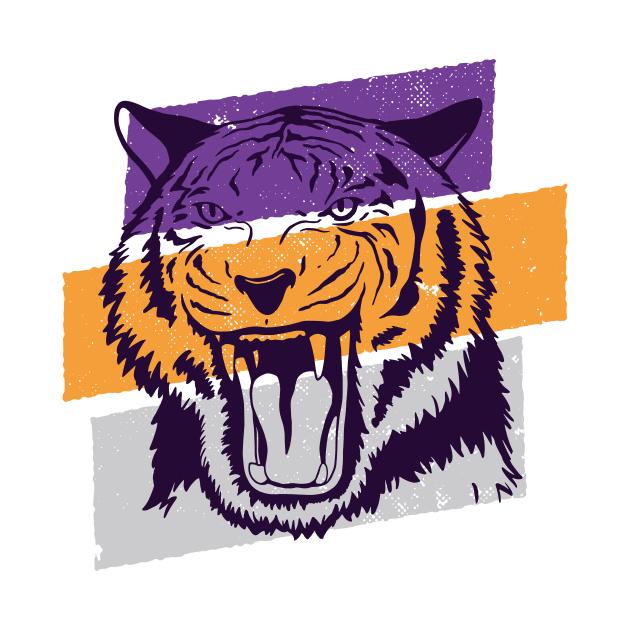 Distressed Tiger Roar by SLAG_Creative