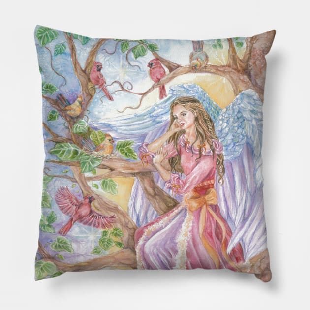 Angel's Nest Pillow by cristinahansen