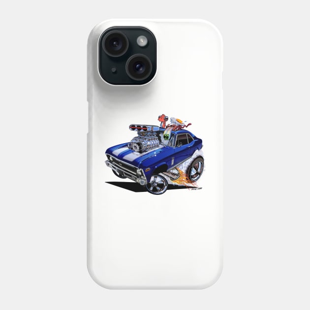 SUPER Nova Blue1970 Nova SS Phone Case by vincecrain