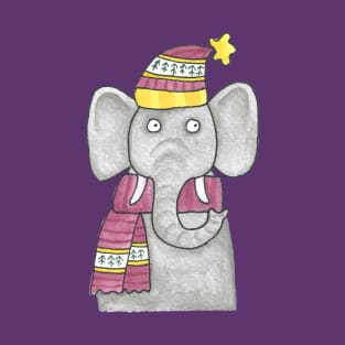 Winter Elephant T-Shirt