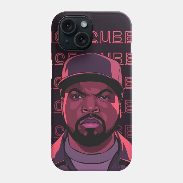 ICE CUBE Phone Case by origin illustrations