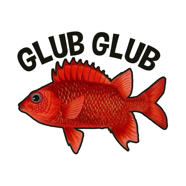 glub glub shiny red fish meme by Captain-Jackson