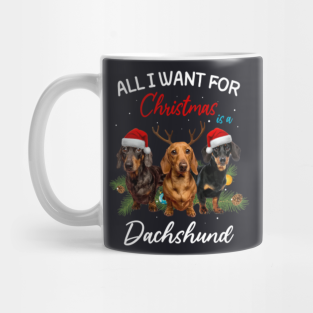 Wiener Dog Christmas Mugs Teepublic