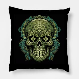 celtic skull Pillow