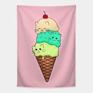 Three Scoop Kitty Tapestry