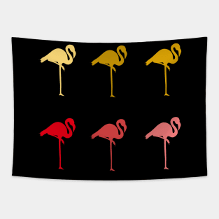 Colourful Flamingo Tapestry