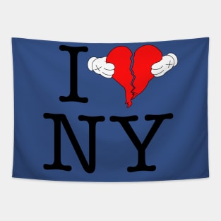 I </3 NY KAWS Tapestry