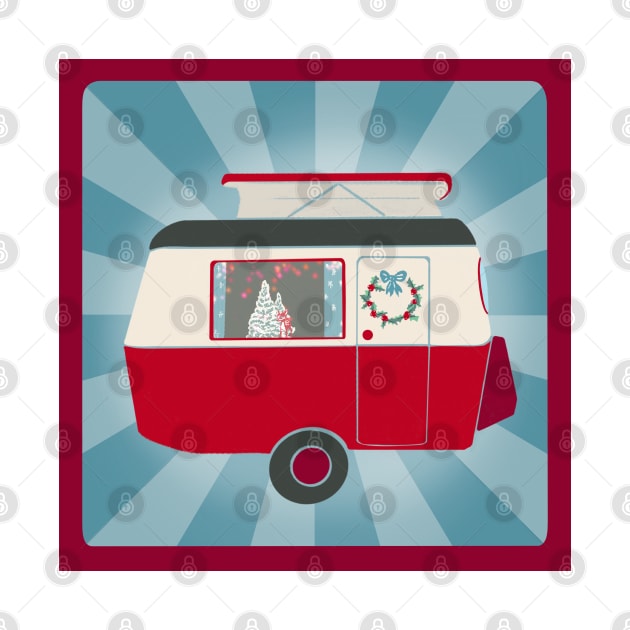 Vintage Christmas Caravan by NattyDesigns