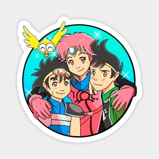 The Hero and his friends Magnet