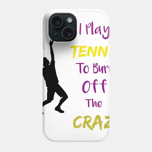 tennis player funny tennis lover Phone Case by Duodesign