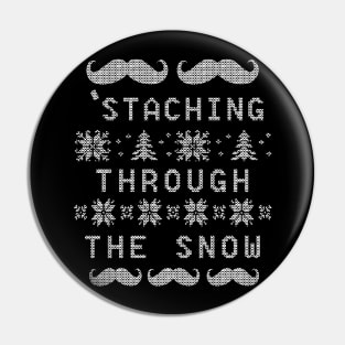 Staching Through the Snow Pin