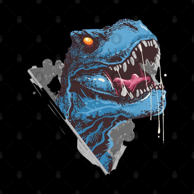 Furious dino by Rakos_merch