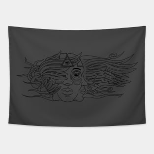 Angel Face Tapestry