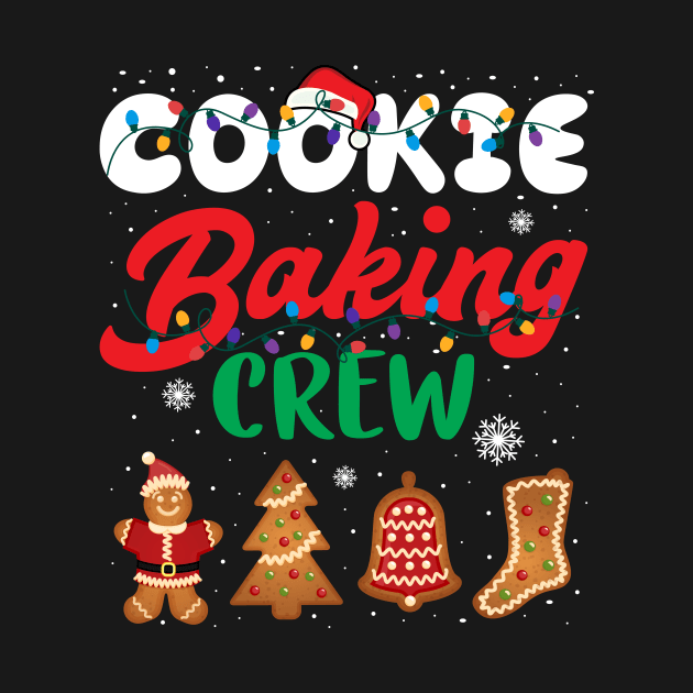 Christmas Lights Christmas Cookie Baking Crew by jodotodesign