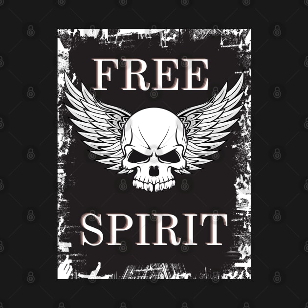 Free spirit skull by Seasonmeover