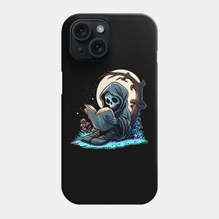 Reading Grim Reaper Phone Case