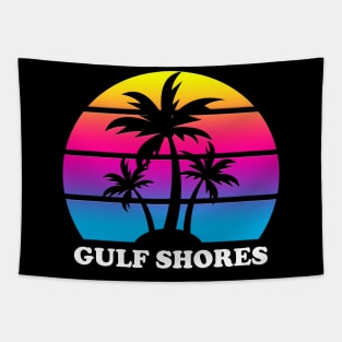 Gulf Shores Alabama - Palm Trees Tapestry